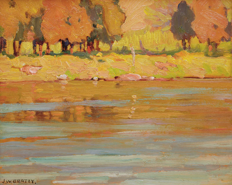 John William Beatty, Autumn Riverscape