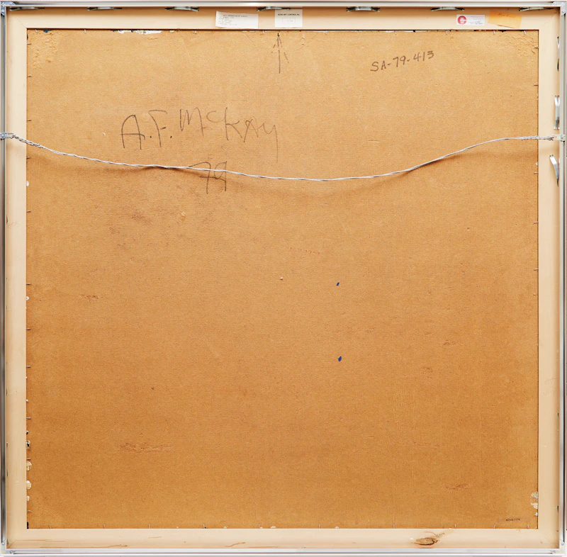 Arthur Fortescue McKay, Untitled Mandala SA 79-413, enamel on masonite, 1979 - view 3