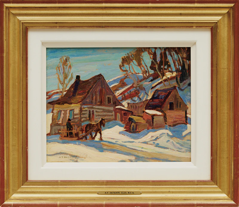Alexander Young Jackson, St. Irenée, Quebec, oil on panel - view 2