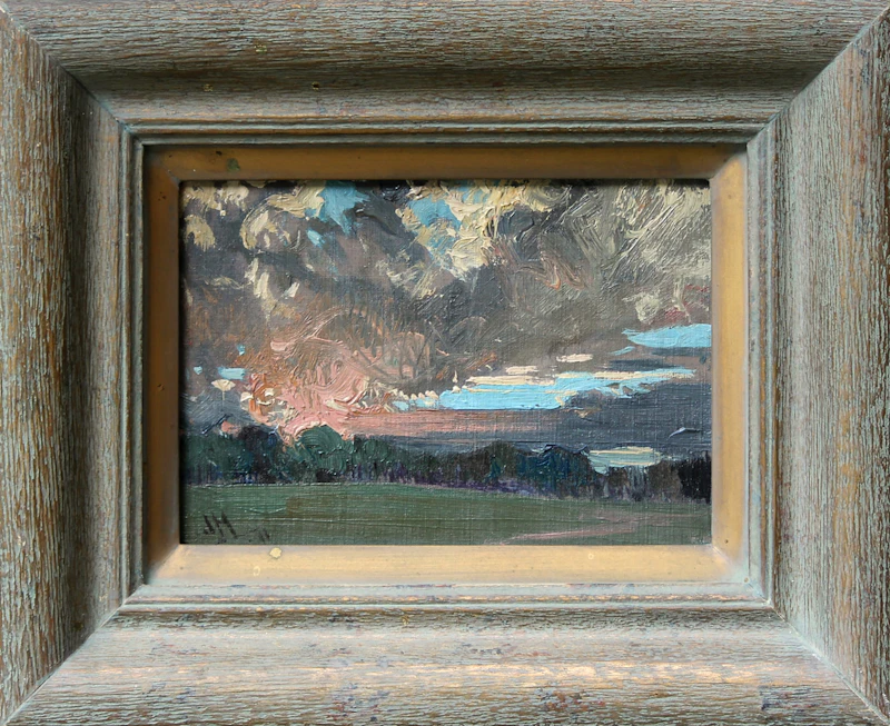 James Edward Hervey MacDonald, High Park, oil on canvas laid down on board, 1911 - view 2