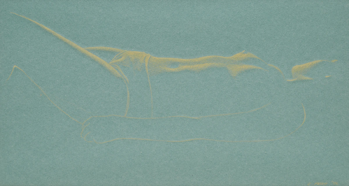 Christopher Pratt, Maura, pastel on paper, 1972