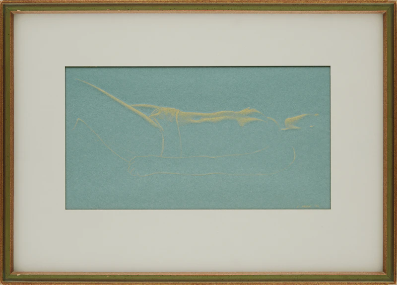 Christopher Pratt, Maura, pastel on paper, 1972 - view 2