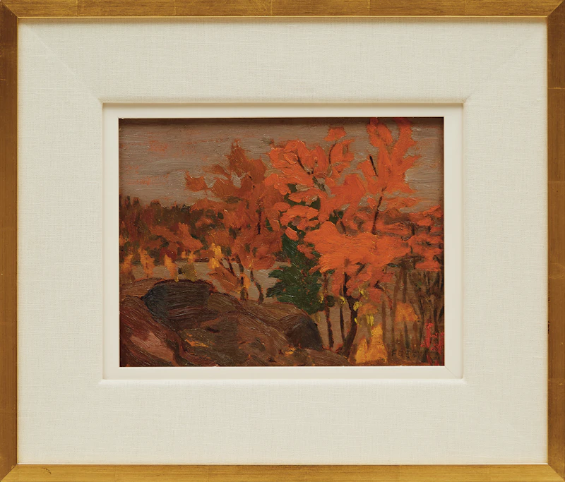 Frederick Grant Banting, Georgian Bay, oil on board - view 2