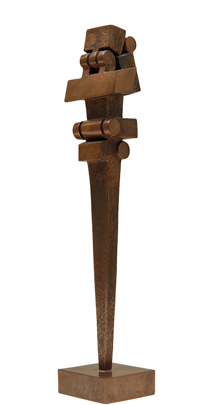 Sorel Etrog, Hingo Study, bronze sculpture, 1976 - view 2