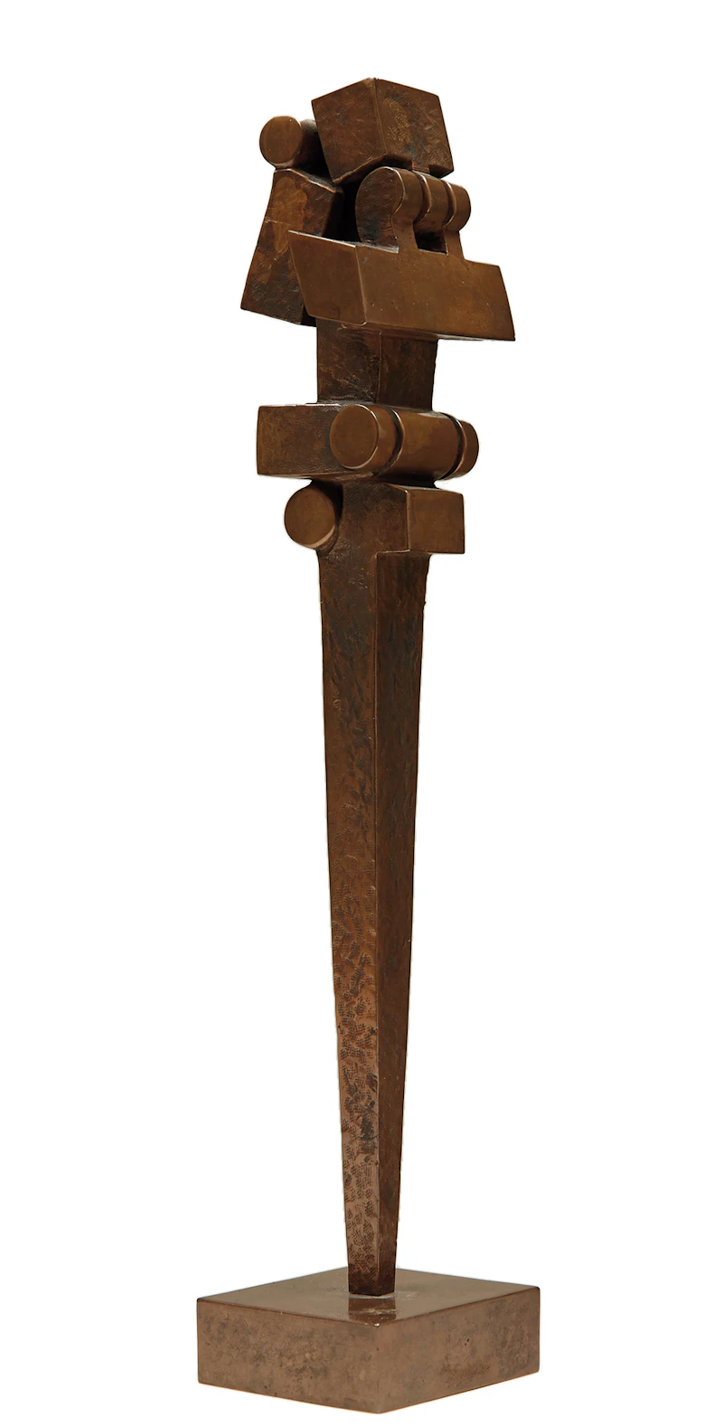 Sorel Etrog, Hingo Study, bronze sculpture, 1976 - view 3