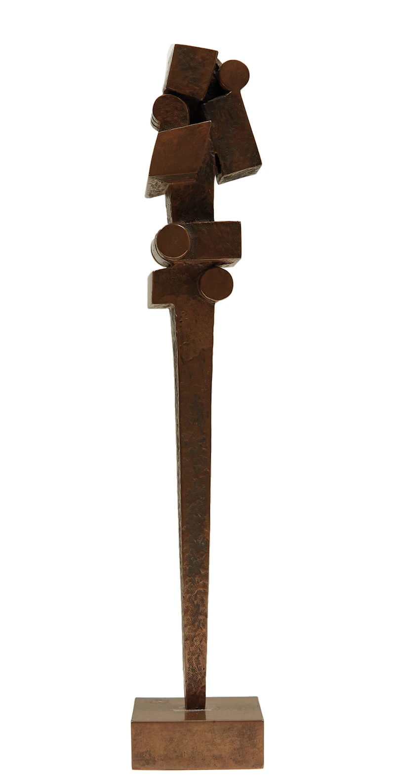 Sorel Etrog, Hingo Study, bronze sculpture, 1976 - view 4