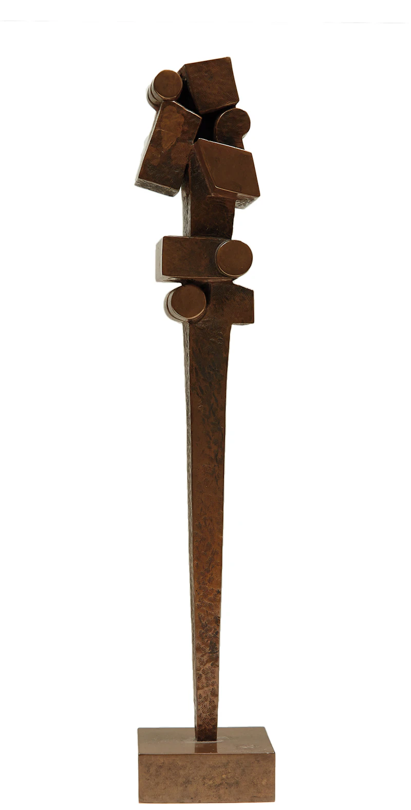 Sorel Etrog, Hingo Study, bronze sculpture, 1976 - view 5