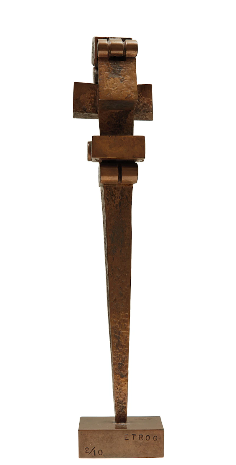 Sorel Etrog, Hingo Study, bronze sculpture, 1976 - view 6