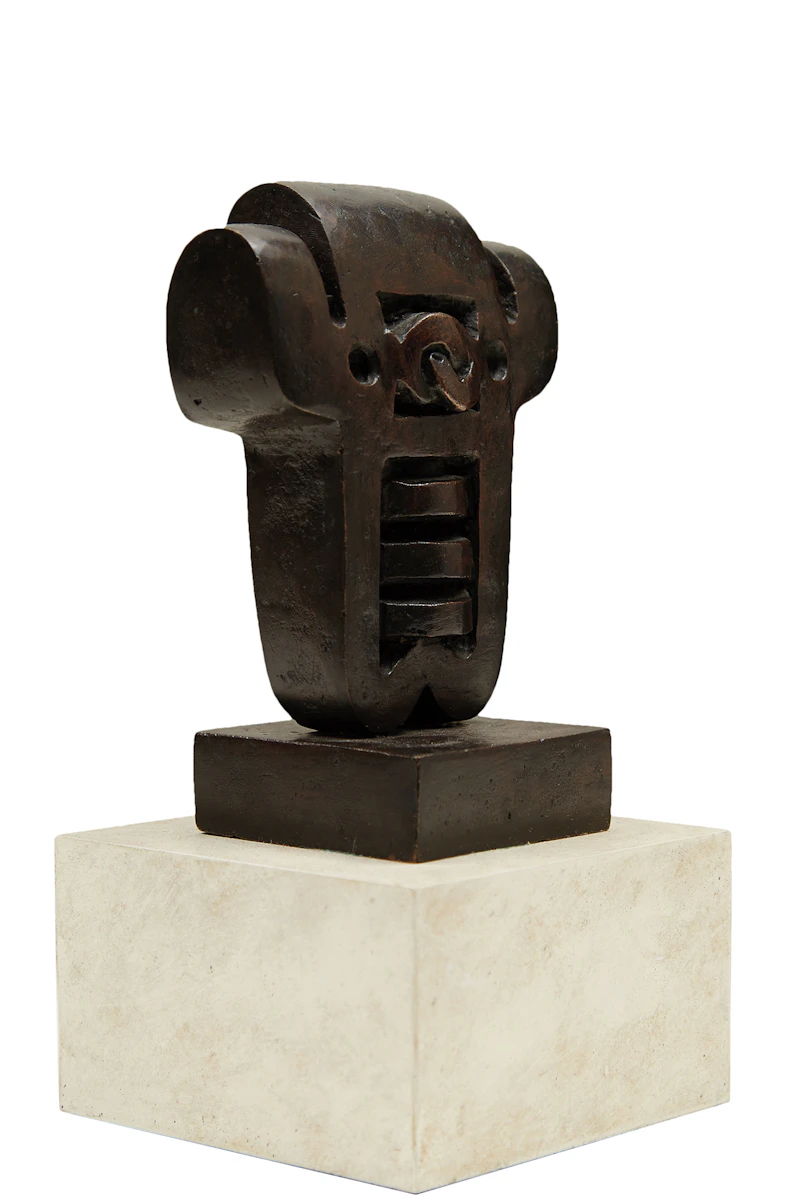 Sorel Etrog, Piccino Study , bronze sculpture on base, 1969 - view 2