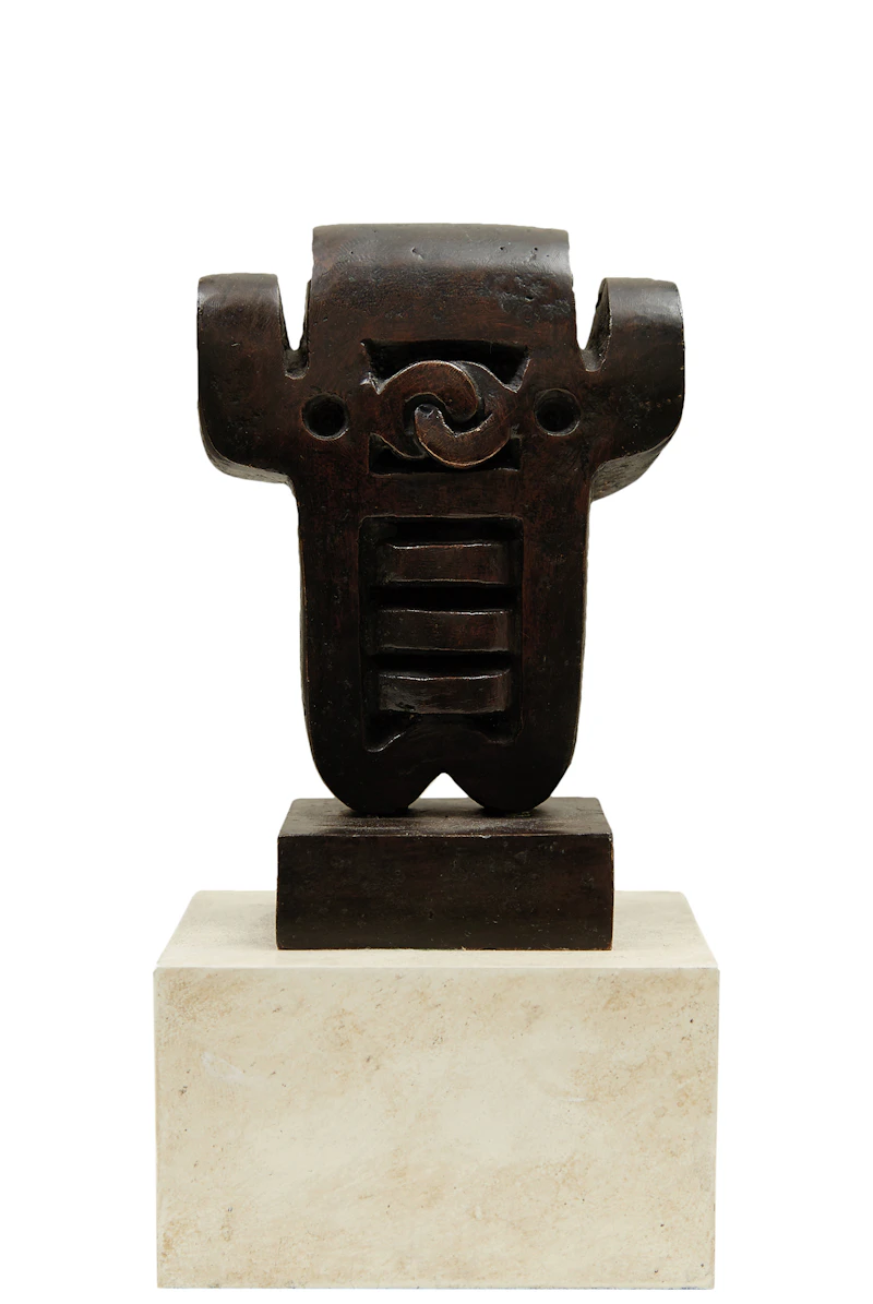 Sorel Etrog, Piccino Study , bronze sculpture on base, 1969 - view 3