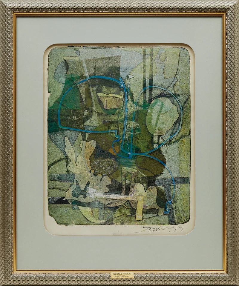 Harold Barling Town, Sea Gardens, single autographic print, 1955 - view 2