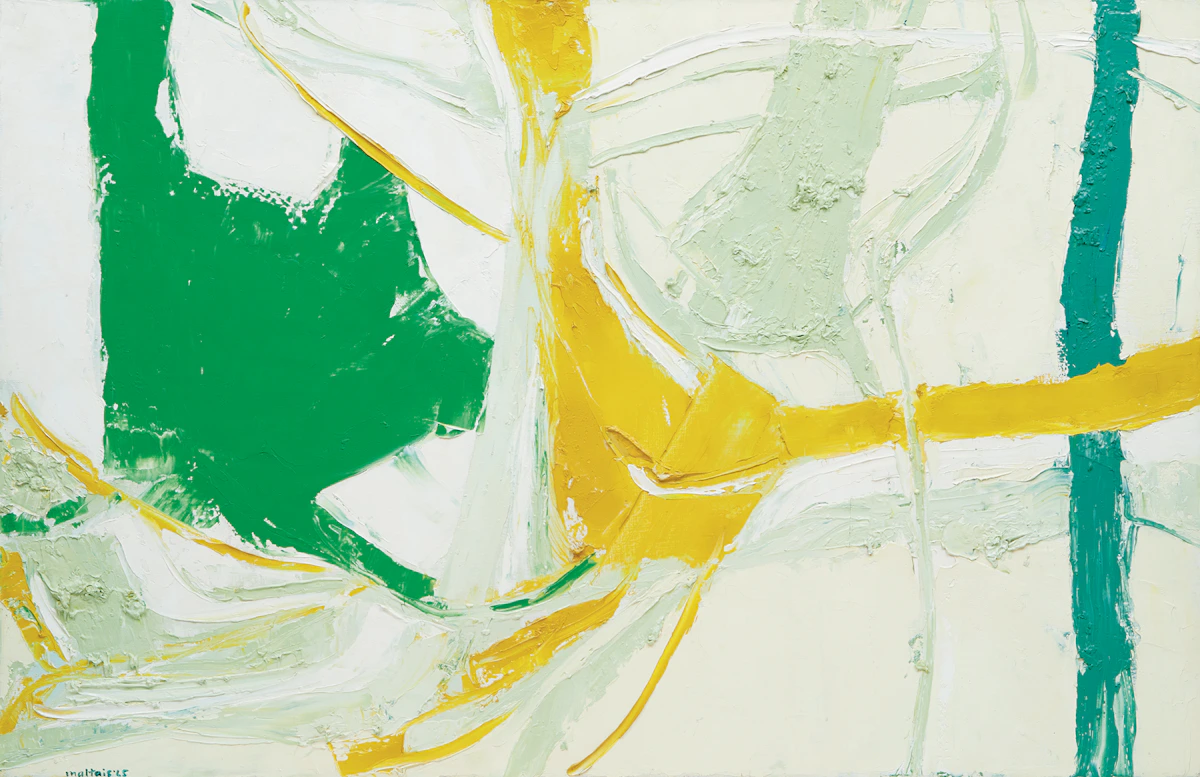 Marcella Maltais, Sans titre, oil on canvas, circa 1965