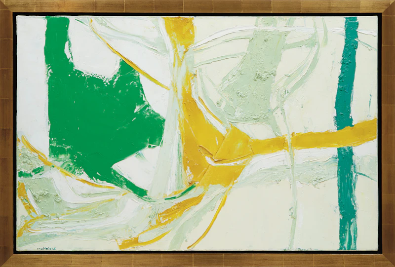 Marcella Maltais, Sans titre, oil on canvas, circa 1965 - view 2