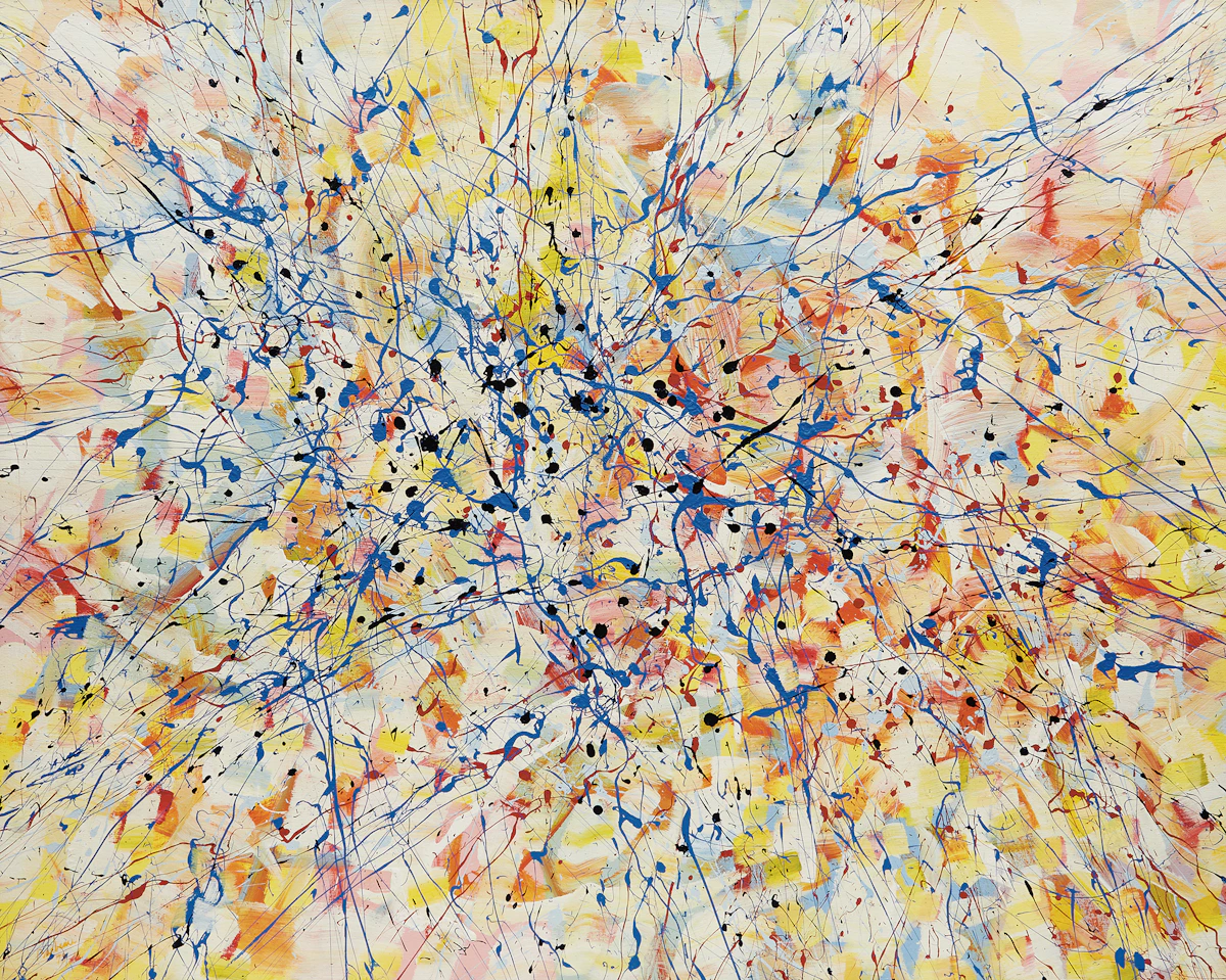 Christian Marcel Barbeau, Le diamant des dames, acrylic on canvas, 1979