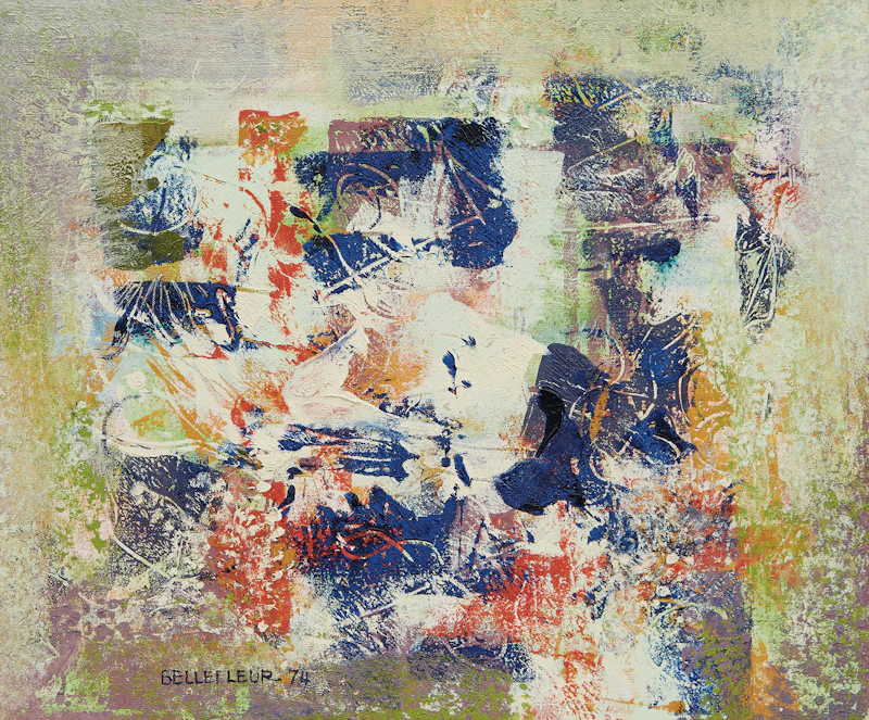 Quelques papillons by Léon Bellefleur