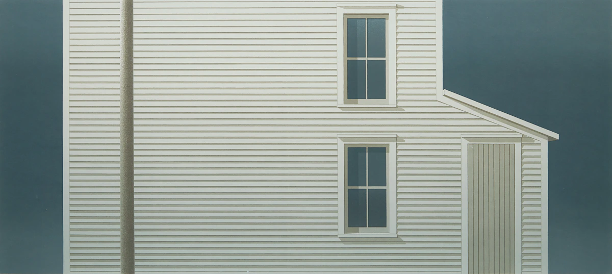 Christopher Pratt, House at Path End, colour screenprint, 1977