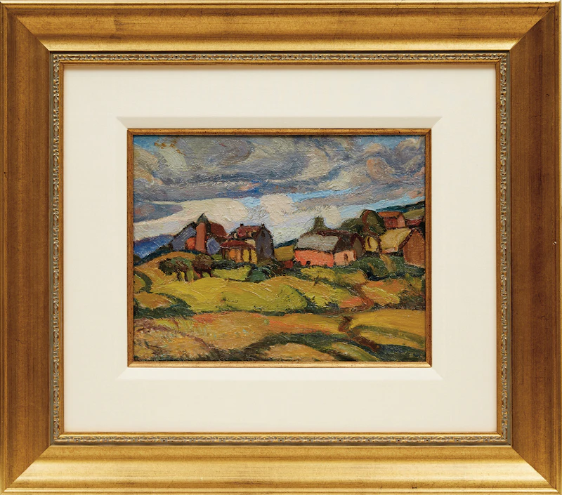 Henrietta Mabel May, Paysage, oil on board, circa 1935 - view 2
