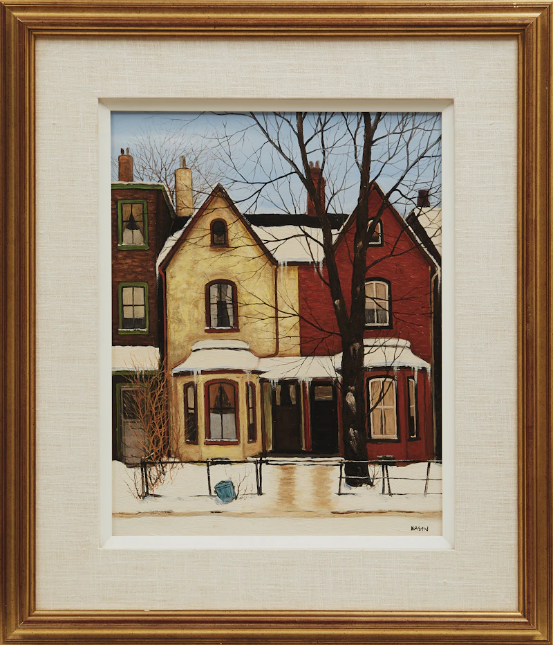 John Kasyn, Off Eastern Avenue, Toronto, oil on board - view 2