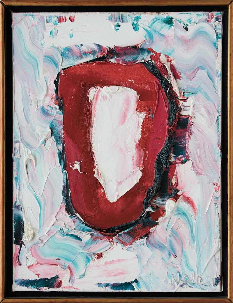 William Ronald, Abstraction, oil on canvas, 1981 - view 2