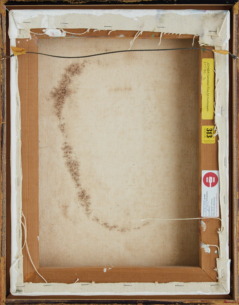 William Ronald, Abstraction, oil on canvas, 1981 - view 3