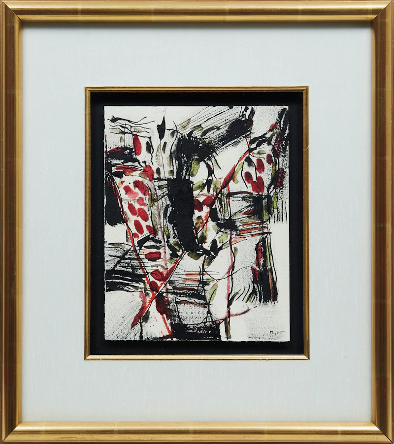 Jean Paul Riopelle, Sans titre, ink and watercolour, 1965 - view 2