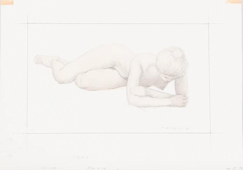 Frederick Bourchier Taylor, Neil’s Harbour, C.B.N.S.; Reclining Nude; Reclining Nude; Nude Study, assorted media on paper (4) - view 2