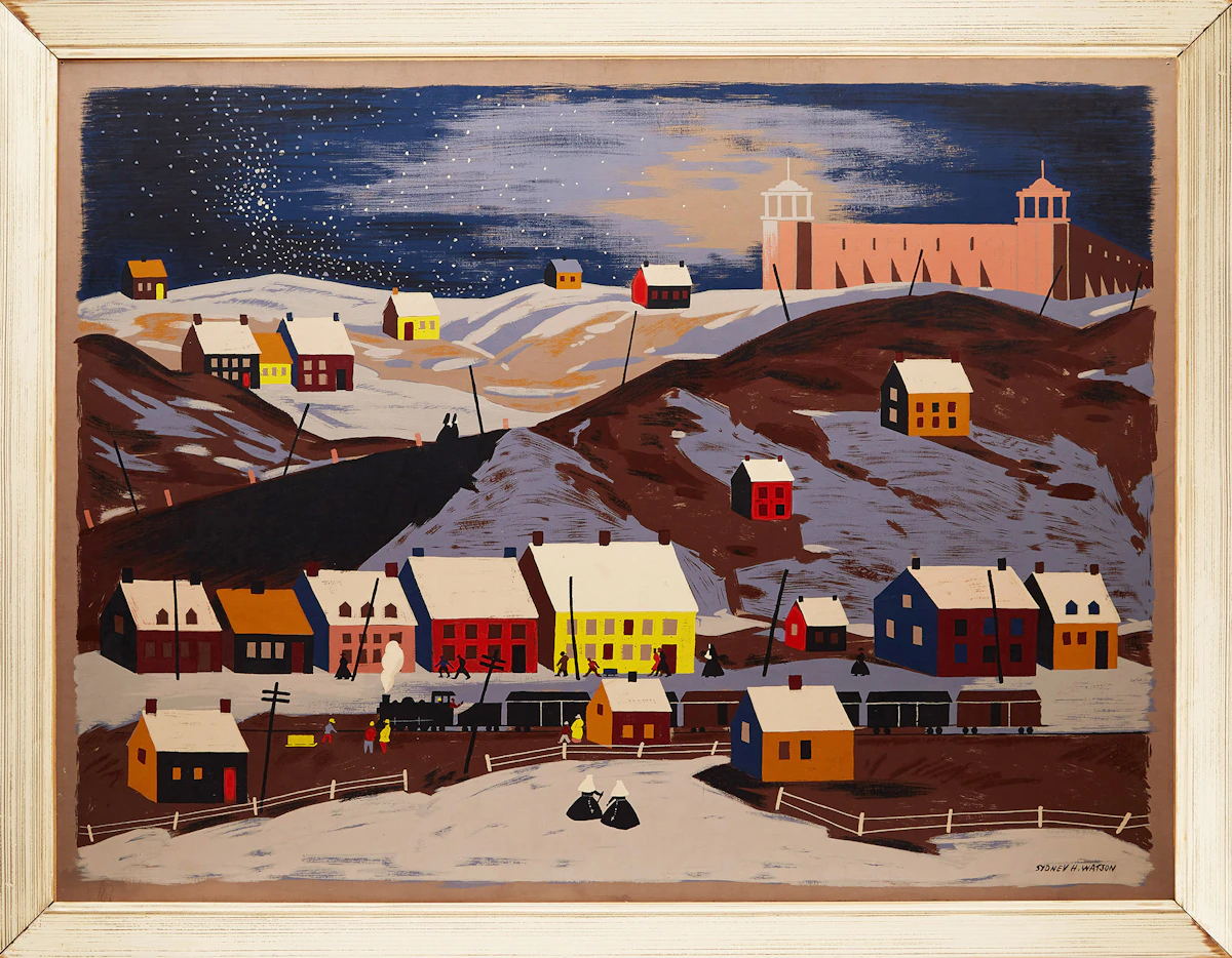 Sydney Hollinger Watson, St. Lawrence Town, Quebec, sampson-matthews silkscreen