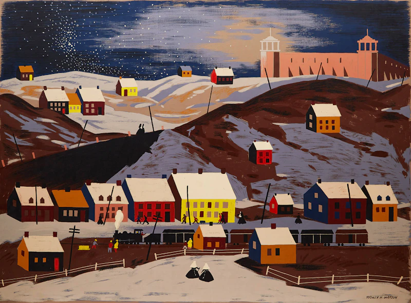 Sydney Hollinger Watson, St. Lawrence Town, Quebec, sampson-matthews silkscreen - view 2