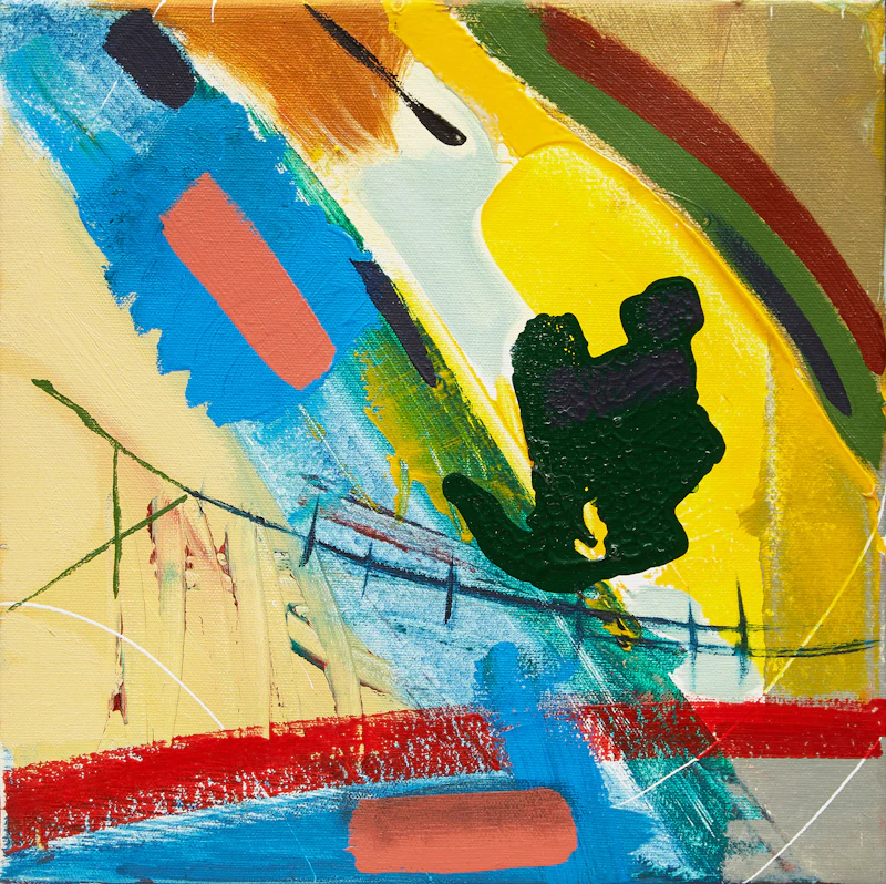 Armand Vaillancourt, Art à la piece (86), oil on canvas, 2005 - view 2