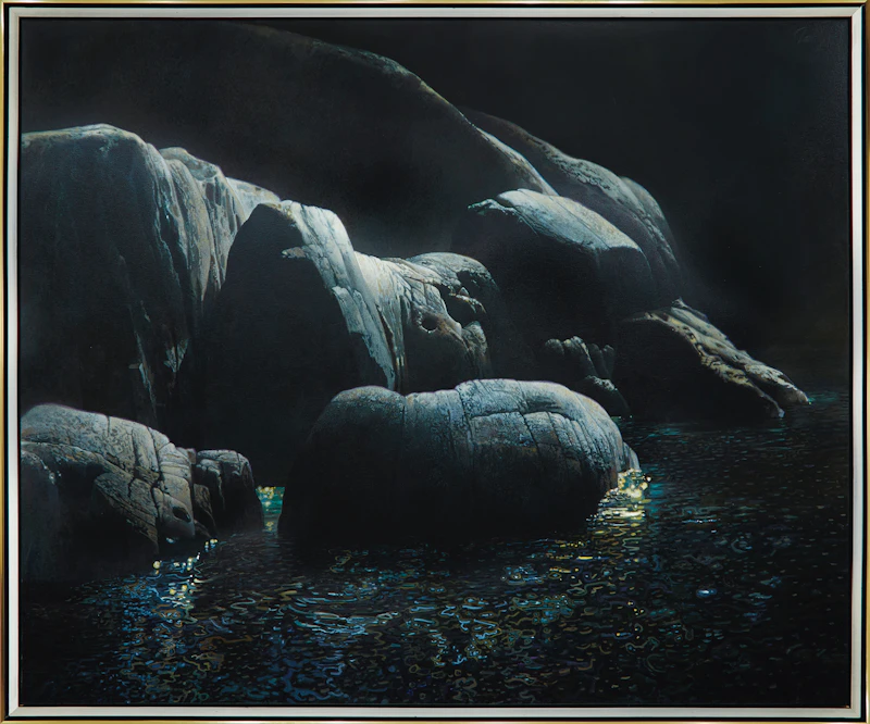 Ronald William Bolt, Place of the Ancients, oil on canvas, 1995 - view 2