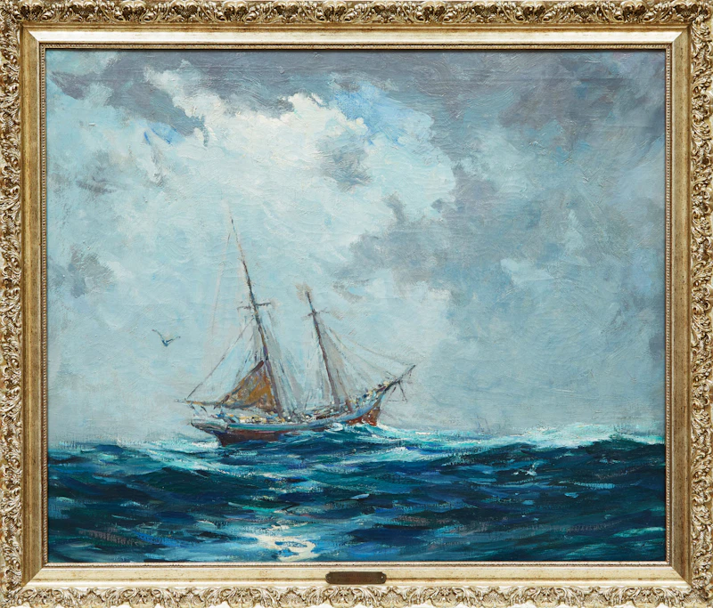 Farquhar McGillivray Strachan Knowles, Riding it Out, oil on canvas - view 2