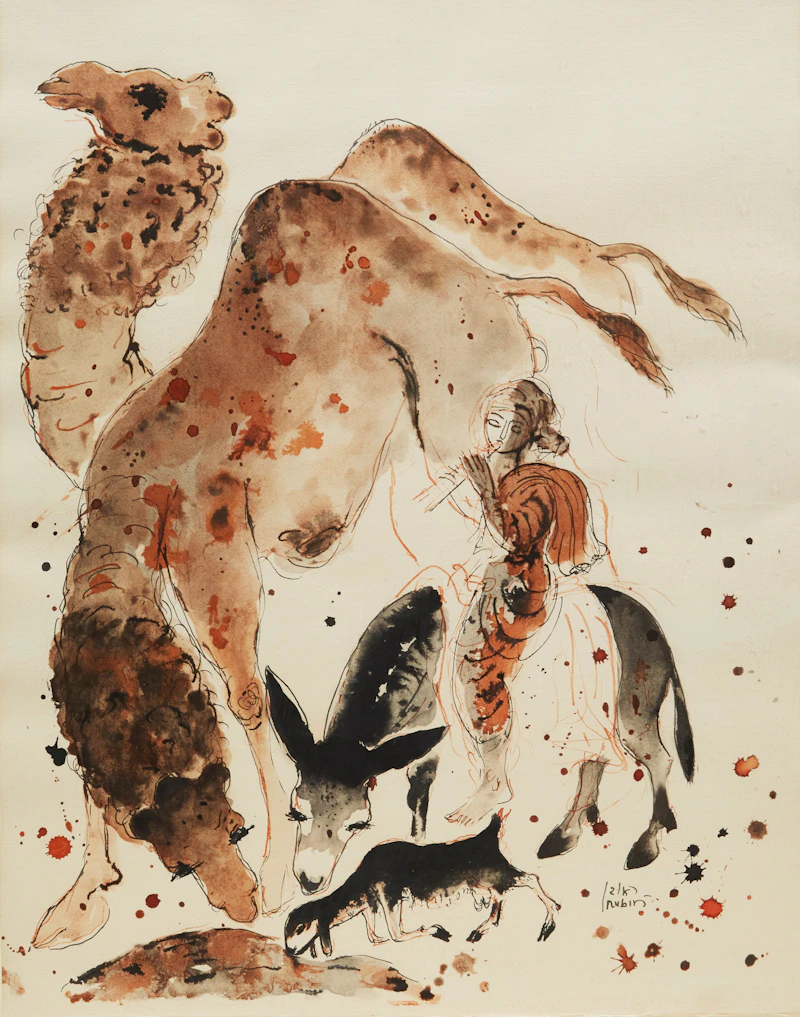Untitled by Reuven Rubin