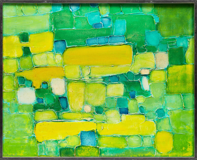 Abstract in Green by Victor Bourigaut