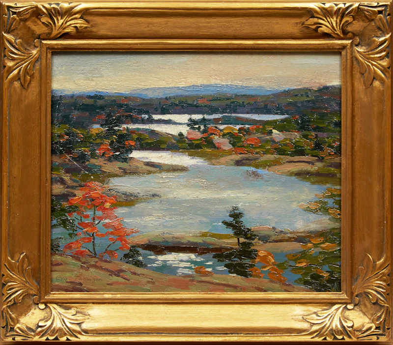 George Thomson, Morning among the Islands (Whitefish Bay), oil on board - view 2