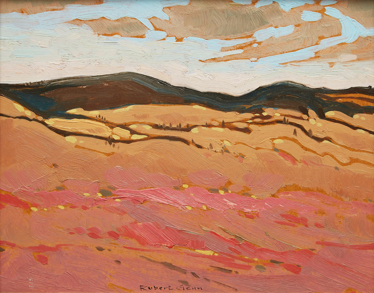 Robert Genn, High Arrid, oil on board