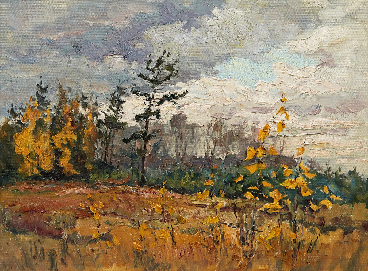 Guttorn Otto, Indian Summer, oil on board