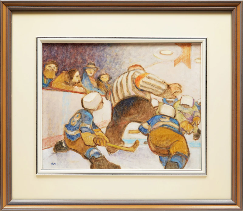 John Der, Middle Man, oil on board, 1990 - view 2