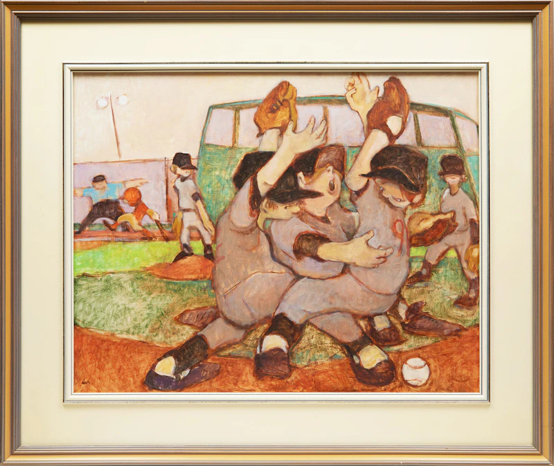 John Der, I Got it, I Got it..., oil on board, 1990 - view 2