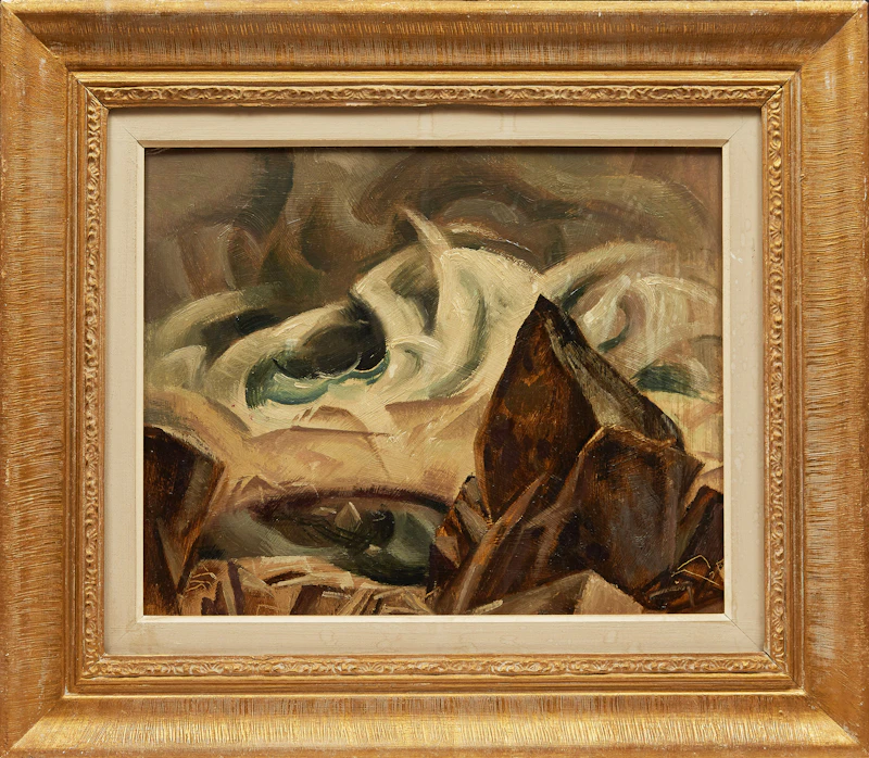 Lawrence Arthur Colley Panton, Magestic Falls, oil on board - view 2
