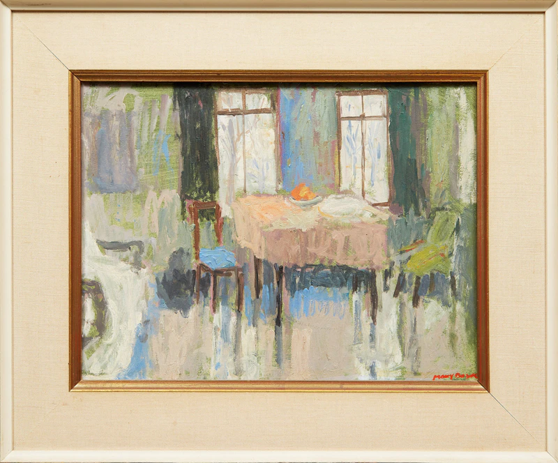 Molly Lamb Bobak, Interior, oil on masonite - view 2