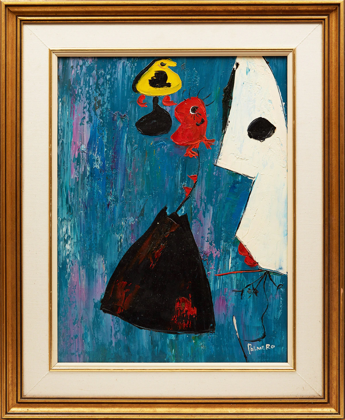 Palmero, Untilted; Untitled, two oils on canvas