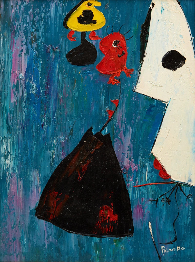 Palmero, Untilted; Untitled, two oils on canvas - view 2