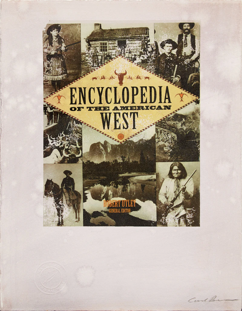Untitled (Encyclopedia of the American West) by Carl Beam