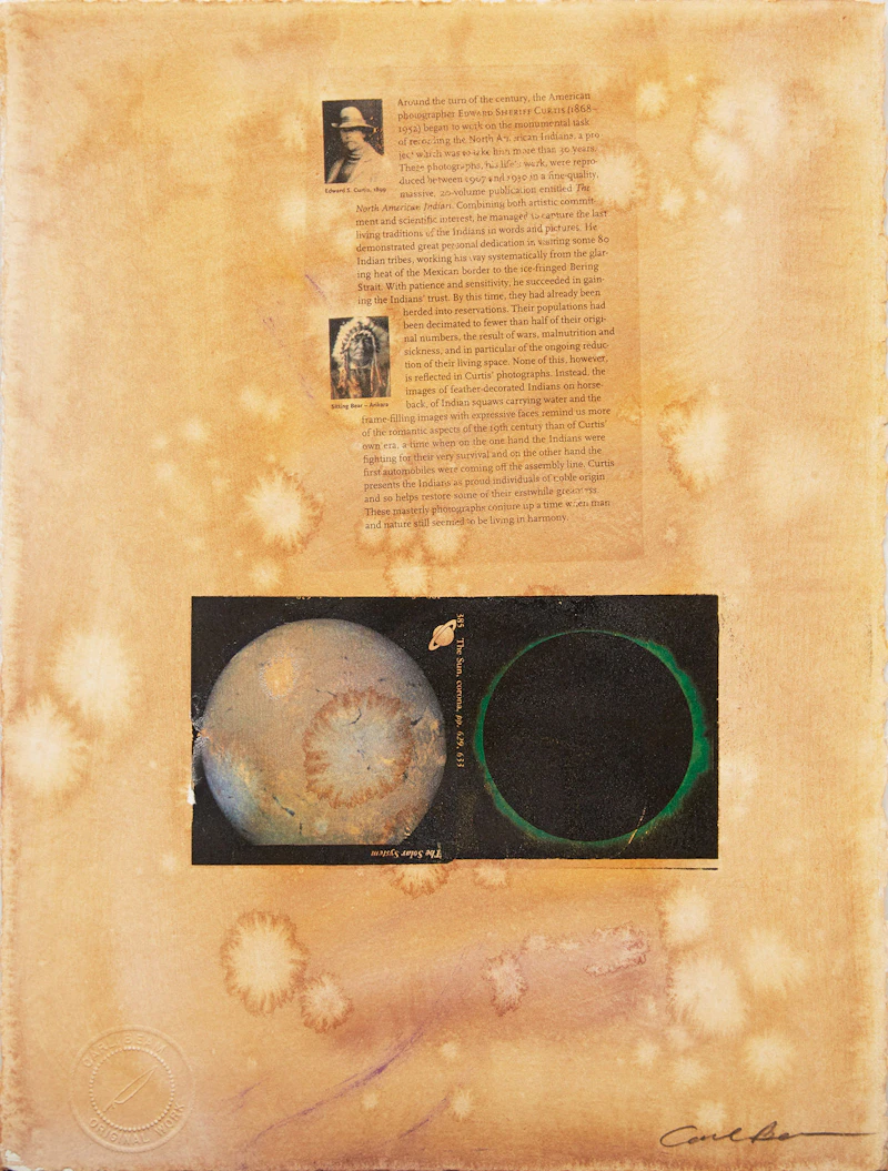 Untitled (Curtis, Bear & The Solar System) by Carl Beam
