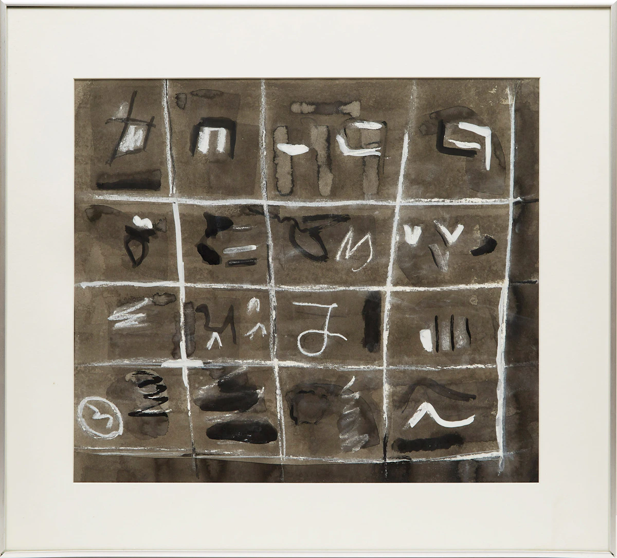 Peter  Hide, Untitled Composition, mixed media on paper