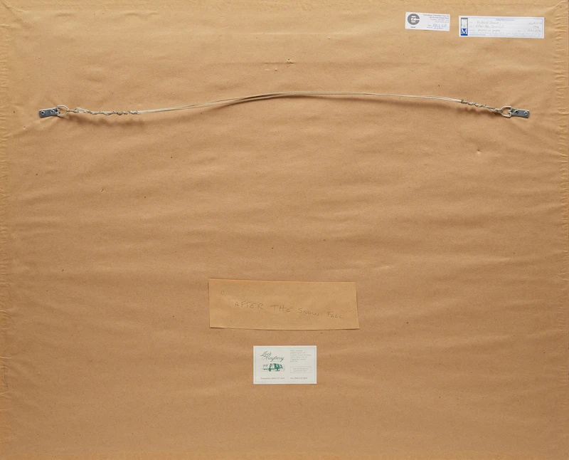 Richard Savoie, After the Snowfall, pastel on paper, 1996 - view 3