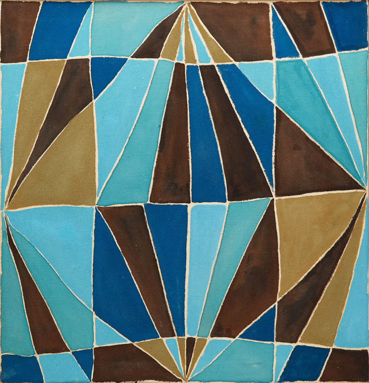 Marian Mildred Dale Scott, Untitled Geometric , oil on canvas