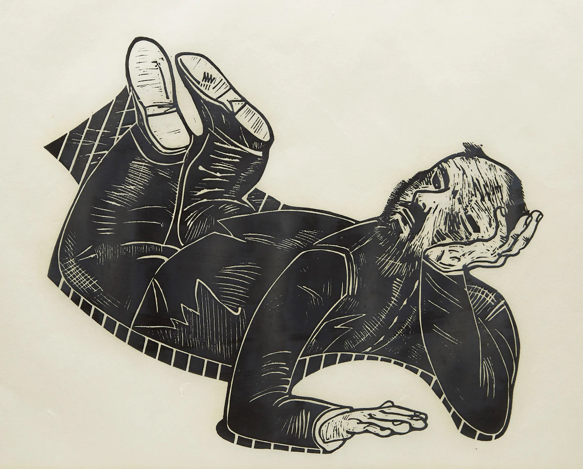 Ivan Kenneth Eyre, Dreamer, woodblock