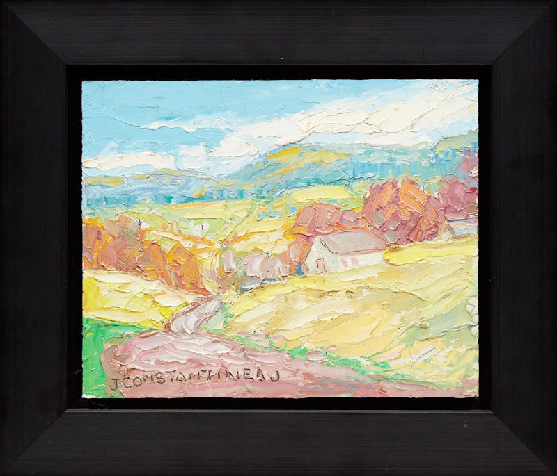 Jean Constantineau, Richford, Canton de l’est, oil on masonite - view 2