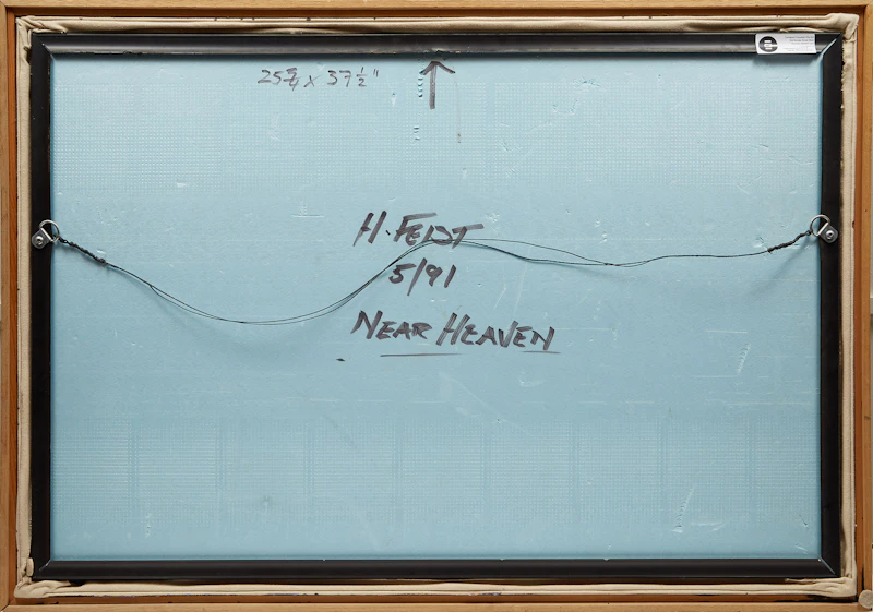 Harold Elmer Feist, Near Heaven, acrylic on canvas, 1991 - view 3